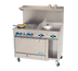 Thumbnail image #1 for Comstock-Castle F3430-12 48-Inch Commercial Gas Range with 6 Star Burners, 12-Inch Griddle, Oven, and Cabinet Base Storage
