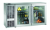 Thumbnail image #1 for Perlick 60-Inch Self-Contained Two-Section Glass Door Back Bar Refrigerator