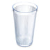 Thumbnail image #1 for Crystalon Stack-All 20 oz Clear Ribbed SAN Stackable Tumbler
