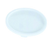 Thumbnail image #1 for Round White Polyethylene Lid for 12 & 18 Qt Food Storage Containers