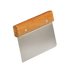 Thumbnail image #1 for American Metalcraft 6 Inch Stainless Steel Dough Cutter/Scraper with Wooden Handle