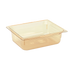 Thumbnail image #1 for Vollrath Super Pan 1/2 GN 6-Inch Deep Amber High-Temp Resin Food Pan