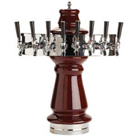 Micro Matic Vienna Countertop Air-Cooled 8-Faucet Ceramic Draft Beer Tower