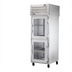 Thumbnail image #1 for True SPEC SERIES 1-Section Pass-Thru Reach-In Refrigerator with 2 Half Glass Front Doors and Solid Rear Door