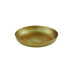Thumbnail image #1 for American Metalcraft ASEAG12 Round Gold Hammered Aluminum Seafood Tray, 12-Inch, 80 oz., 2-Inch High Case of 16