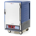 Thumbnail image #1 for Metro C5 Insulation Armour C535-HLFS-U-BU Half-Height Mobile Heated Holding Cabinet, 120V, 8 Sheet Pans or 16 Hotel Pans, Solid Doors