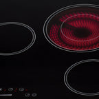 Thumbnail image #1 for Summit Commercial CR5B30T7B 30-Inch Built-In 5-Burner Radiant Electric Cooktop, Black Ceramic Glass, Digital Controls