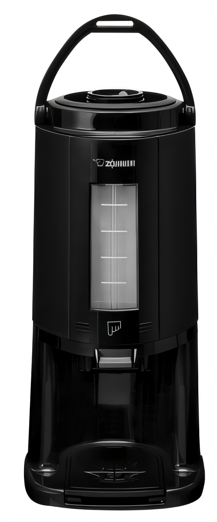 Product image #1 for Bloomfield 7750NS-TGB 2.5 Liter Gravity Flow Black Thermal Coffee Server with Base