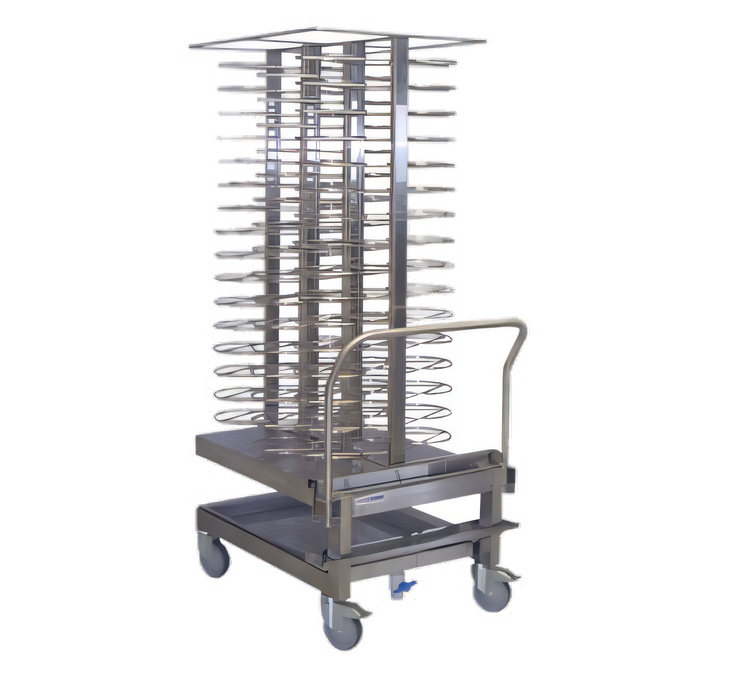 Product image #1 for Blodgett Combi Banquet Cart for Floor Model Combi Ovens, 96-Plate Capacity, 304 Stainless Steel