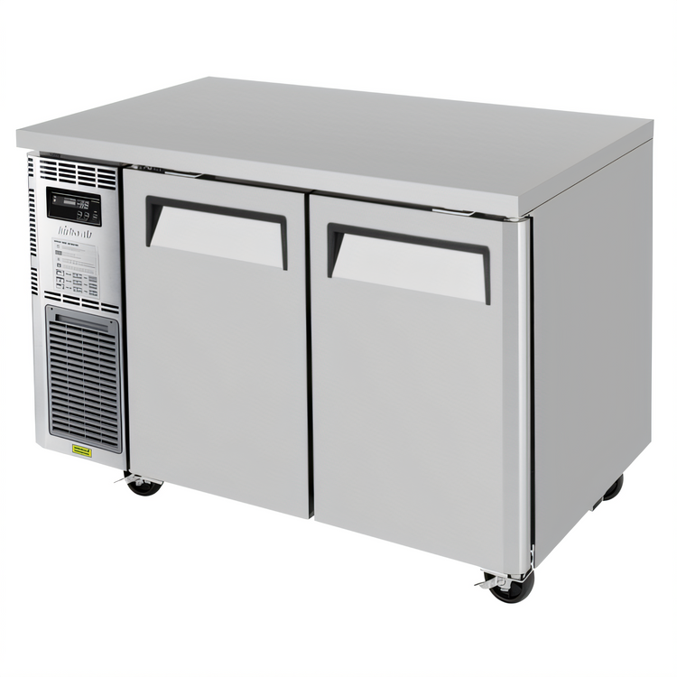 Product image #1 for Turbo Air J Series 48-Inch Side-Mount 2-Section Undercounter Freezer, 9.93 Cu. Ft.