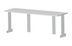 Thumbnail image #1 for Turbo Air Single Pizza Prep Table Overshelf, 304 Stainless Steel, Fits TPR-67SD Series