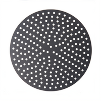 American Metalcraft EZ-Release 17-Inch Round Perforated Aluminum Pizza Disk