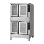 Thumbnail image #1 for Blodgett Zephaire Series ZEPH-200-G DBL Double-Deck Bakery-Depth Gas Convection Oven, 5-Pan Capacity per Compartment