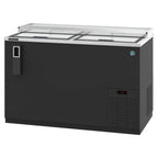 Thumbnail image #1 for Hoshizaki CC50 Two-Section Reach-In Bottle Cooler with Top-Sliding Locking Lids, 14.4 Cu. Ft., 50.5 in. Wide