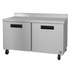 Thumbnail image #1 for Hoshizaki Steelheart WR60B-01 Two-Section 60-Inch Worktop Refrigerator with Solid Doors