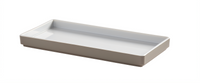 American Metalcraft Unity Collection Rectangular Melamine Serving Platter, 10 x 4-3/4 Inches, Mocha