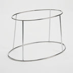 Thumbnail image #2 for American Metalcraft SDRCKV7 Oval Stainless Steel Seafood Display Rack, 7-3/8 in. High Case of 12