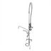 Thumbnail image #2 for T&S Brass Single Hole Deck Mount Mixing Faucet with 12-Inch Swing Nozzle and Spray Valve