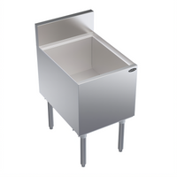 Krowne Royal Series 18 Inch x 24 Inch Underbar Ice Bin/Cocktail Unit with 7-Circuit Cold Plate