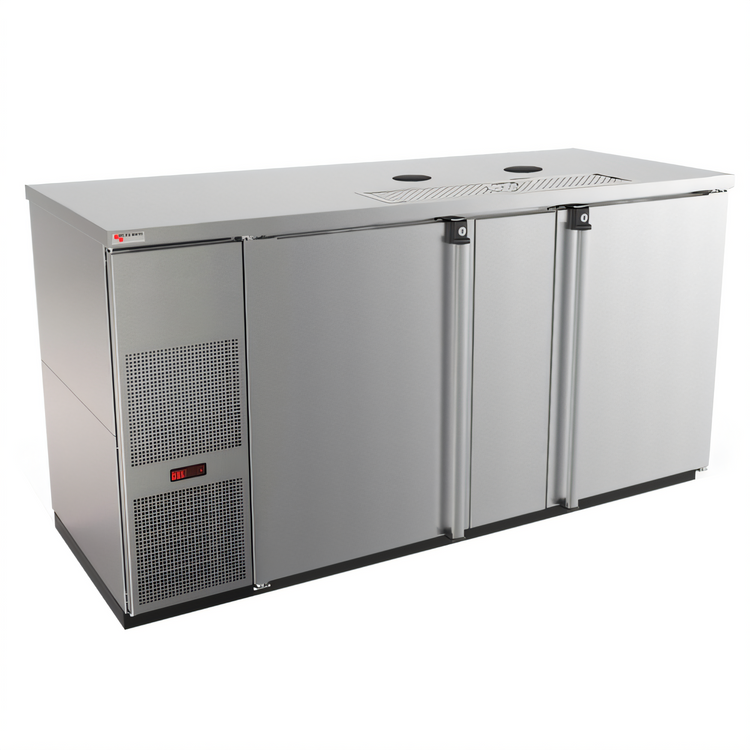 Product image #1 for Pro-Line E-Series Two-Section Flat Top Draft Beer Cooler, Less Draft Towers, 69-1/2 Inch Wide