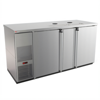 Pro-Line E-Series Two-Section Flat Top Draft Beer Cooler, Less Draft Towers, 69-1/2 Inch Wide