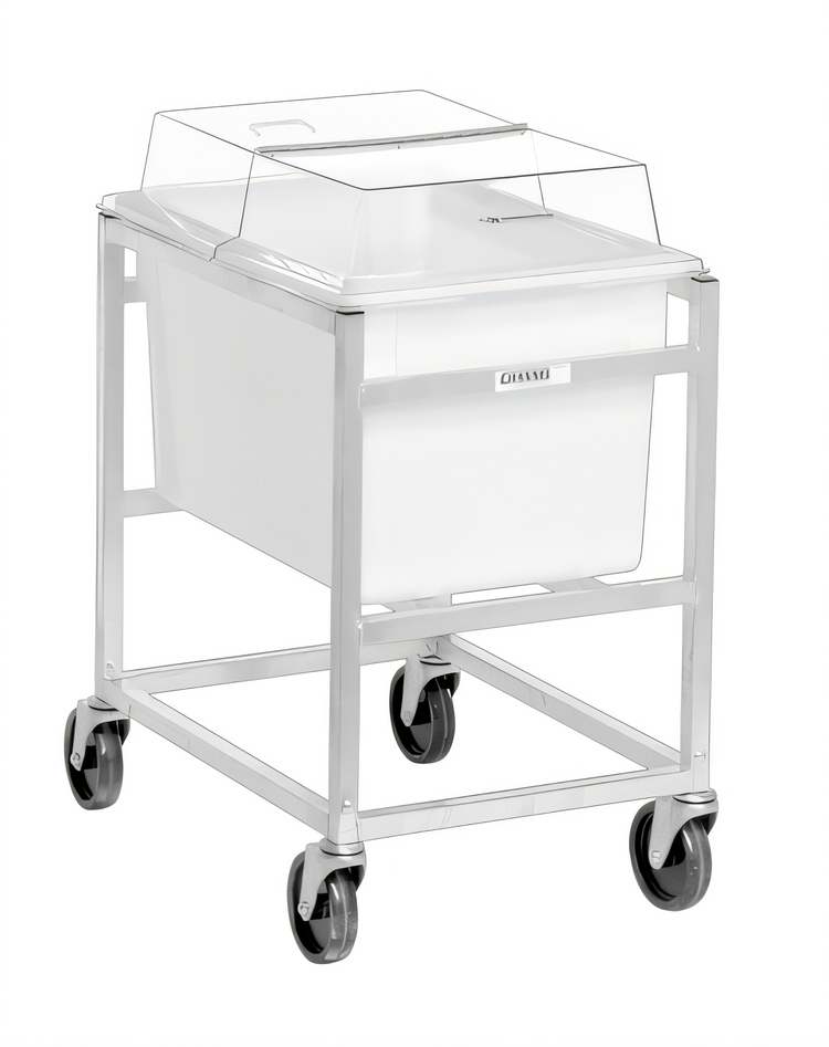 Product image #2 for Channel Manufacturing PBA001 Aluminum Poly Box Rack, 1-Level, 5-Inch Swivel Casters