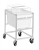 Thumbnail image #2 for Channel Manufacturing PBA001 Aluminum Poly Box Rack, 1-Level, 5-Inch Swivel Casters