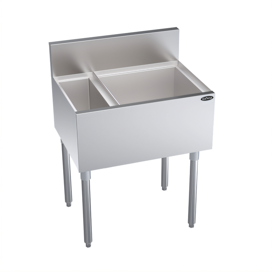 Product image #1 for Krowne Royal Series 26-Inch Underbar Speed Multi Station Bar Ice Bin with 7-Circuit Cold Plate, Left Ice Bin and Insulated Bottle Well