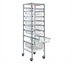 Thumbnail image #1 for Quantum Partition Store Starter Unit with Wire Baskets, Chrome Plated Finish, 19-1/2 x 24 x 75 Inches