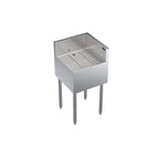 Thumbnail image #1 for Krowne Royal Series KR19-C18R Freestanding Stainless Steel Underbar Corner Drainboard, Right End Return, 18"W x 19"D