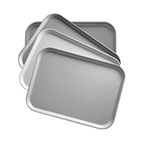 Thumbnail image #2 for Cambro Camtray® 915537 Rectangular High-Impact Fiberglass Cafeteria Tray, 8-3/4 x 15 Inch, Cameo Yellow Case of 12