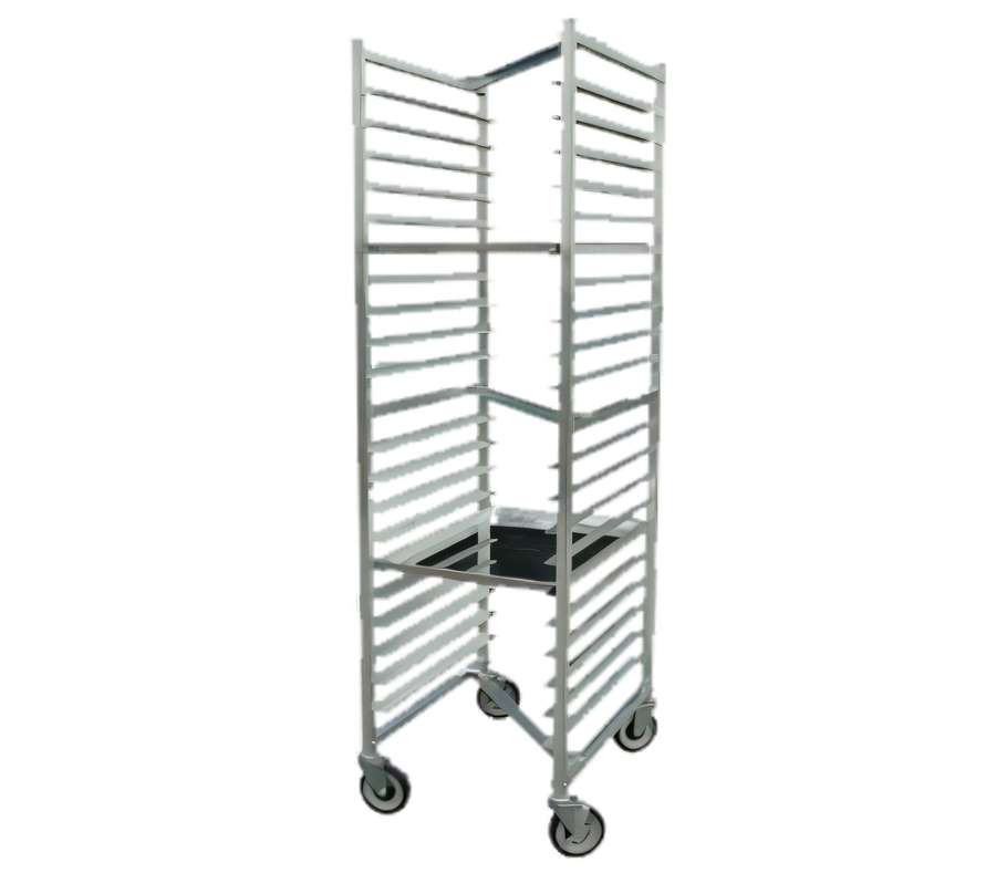 Product image #1 for John Boos Front-Load Nesting Mobile Aluminum Bun Pan Rack, 20-Pan Capacity