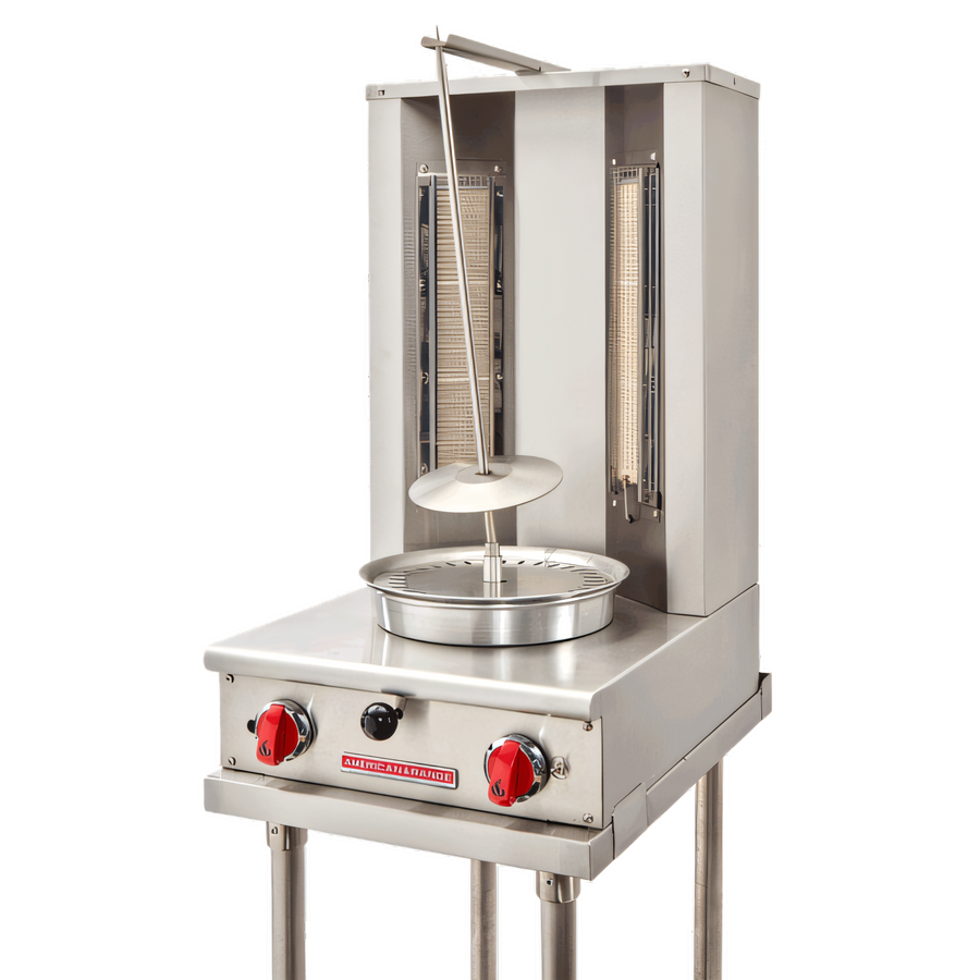 Product image #1 for American Range AVB-2 Countertop Gas Vertical Broiler with 2 Burners, 65 lb. Capacity