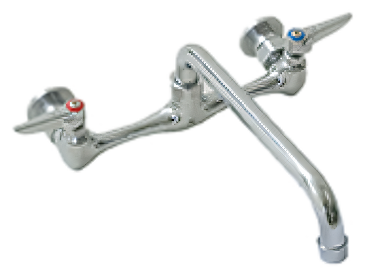 Product image #1 for Eagle Group Standard Splash-Mounted Faucet with 8-Inch Centers and 8-Inch Spout