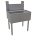 Thumbnail image #1 for Glastender BDA-18 18-Inch Stainless Steel Underbar Beer Drainer with Tubing Chase and Lift-Out Perforated Insert