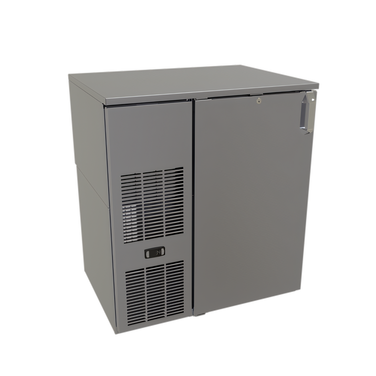 Product image #1 for Glastender C1FB32 One-Zone Front-Serviced Bar Profile Back Bar Cooler, 32 Inch, 1-Section