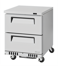 Turbo Air Super Deluxe 1-Section Undercounter Drawer Freezer, 11.1 Cu. Ft.