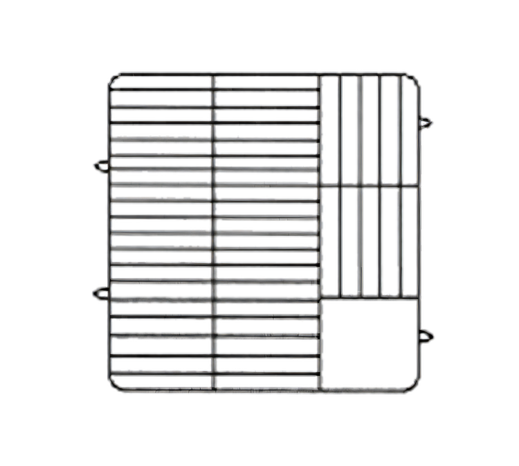 Product image #1 for Vollrath Plate Crate® Adjustable Dishwasher Plate Rack, 38-Plate Capacity, 5" to 6-1/8" Plates