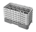 Thumbnail image #2 for Cambro Camrack® Half-Size 10-Compartment Glass Rack with 5 Extenders, Sherwood Green