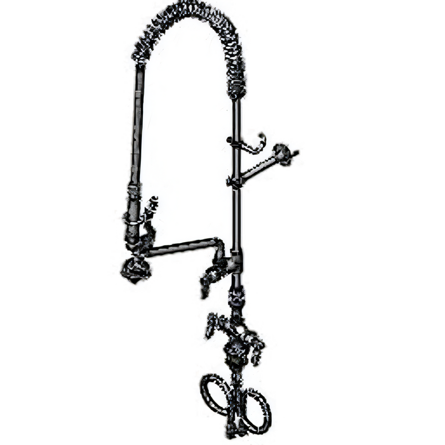 Product image #1 for T&S Brass EasyInstall Single-Hole Deck-Mount Add-On Faucet Pre-Rinse Unit with 12-Inch Swing Nozzle
