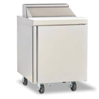 Thumbnail image #2 for Delfield 4427NP-6 27-Inch Single-Section Sandwich/Salad Prep Refrigerator, 1 Door, Cutting Board, 6 Pans