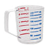 Thumbnail image #1 for Rubbermaid Commercial Bouncer Clear 1 Cup Polycarbonate Measuring Cup