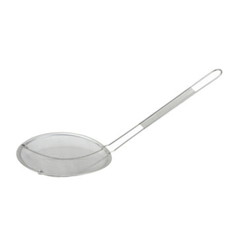 Product image #1 for Winco 6-1/2 Inch Round Fine Single Mesh Stainless Steel Skimmer