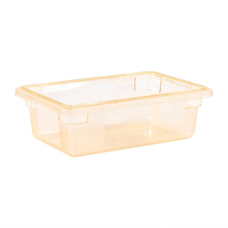Product image #1 for StorPlus Color-Coded Polycarbonate Food Storage Box, 12 x 18 x 6 Inches, 3.5 Gallon, Yellow
