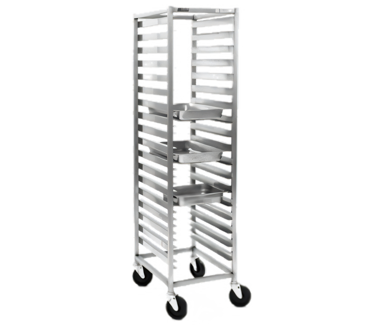 Product image #1 for Panco Mobile Full-Height Stainless Steel Utility Rack, 36-Pan Capacity for 12 x 20 Pans