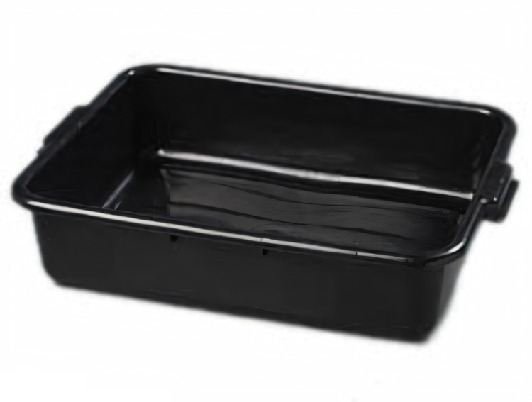 Product image #1 for Comfort Curve 1-Compartment Black Bus Box, 20 x 15 x 5-Inch