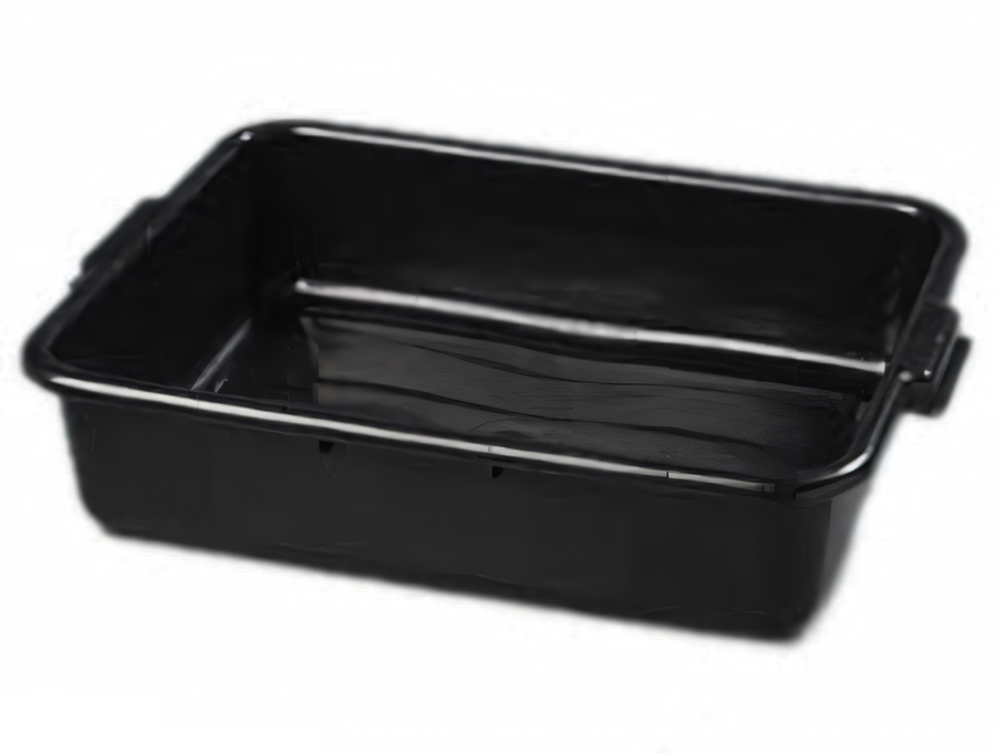 Product image #1 for Comfort Curve 1-Compartment Black Bus Box, 20 x 15 x 5-Inch