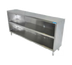 Thumbnail image #1 for BK Resources 48-Inch Wide Open Front Stainless Steel Dish Cabinet with Fixed Shelf