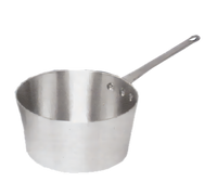 Arkadia 3.75 Quart Tapered Aluminum Sauce Pan with Riveted Handle