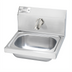 Thumbnail image #1 for Krowne Wall-Mount Stainless Steel Hand Sink with Single-Hole Electronic Faucet, 12-1/2 x 9-3/4 x 5-5/8-Inch Bowl